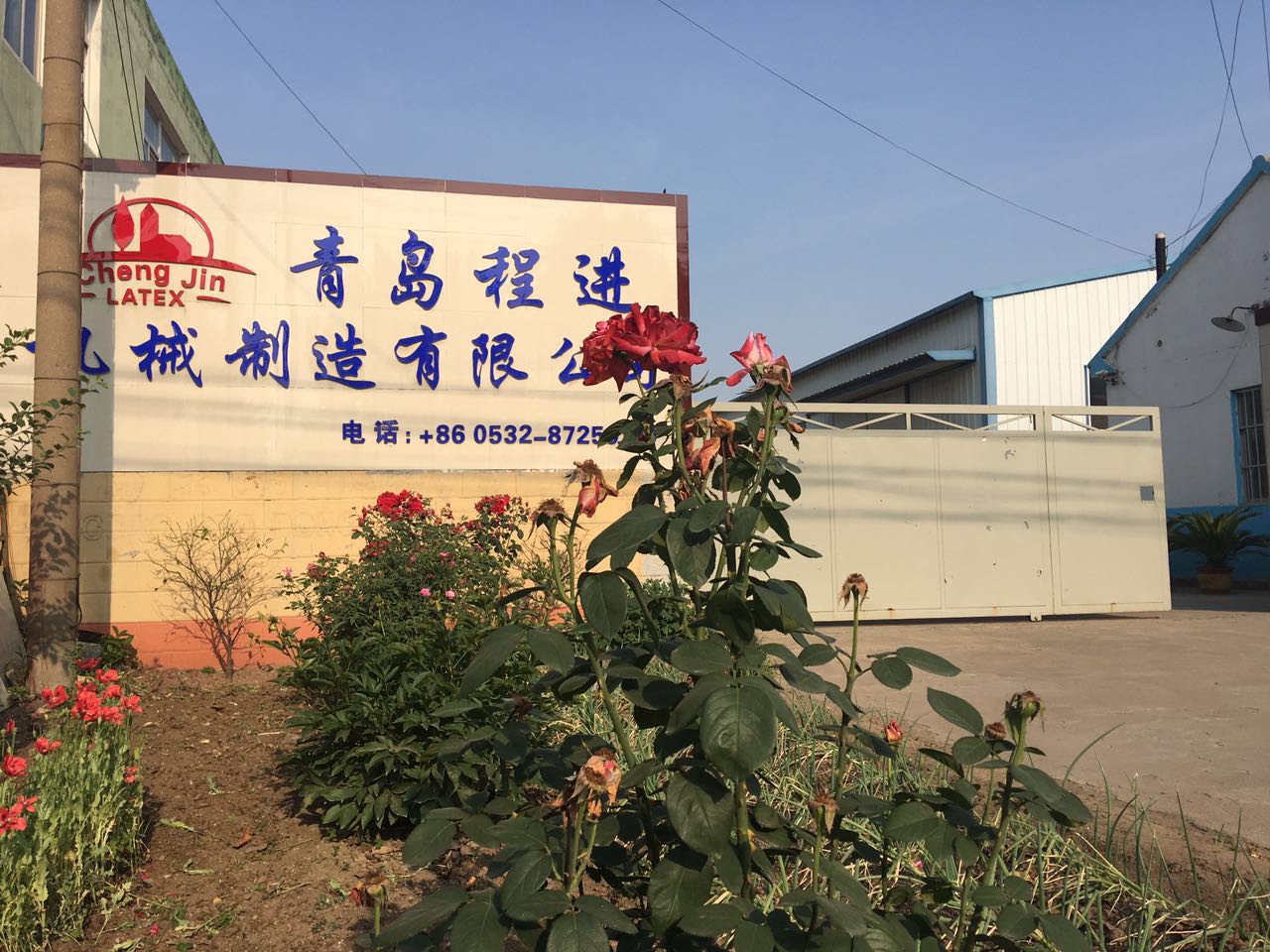 馬來西亞客戶來廠驗收乳膠枕頭機械