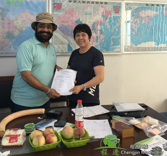 印度鞋材簽單現場